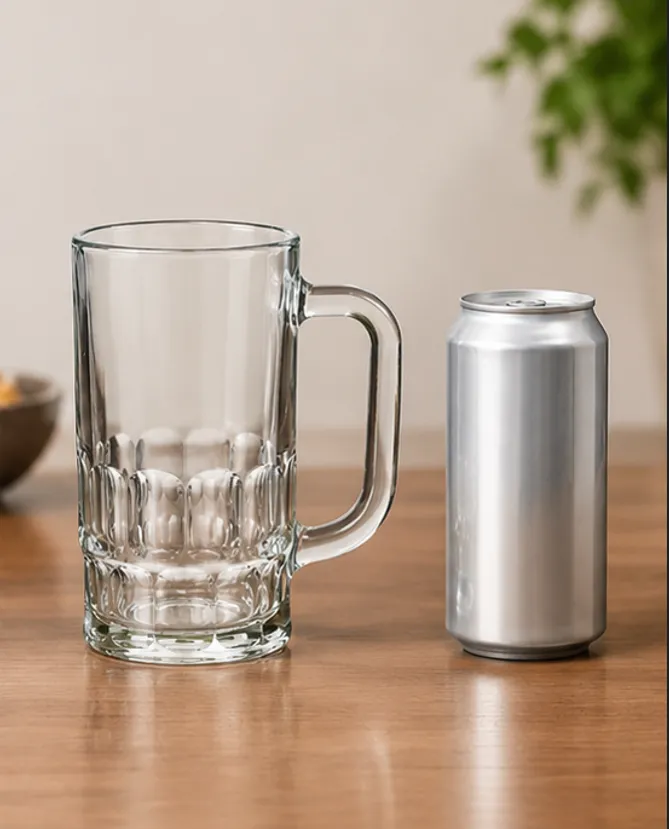 Caneca vidro chopp 360ml com alça, foto 3