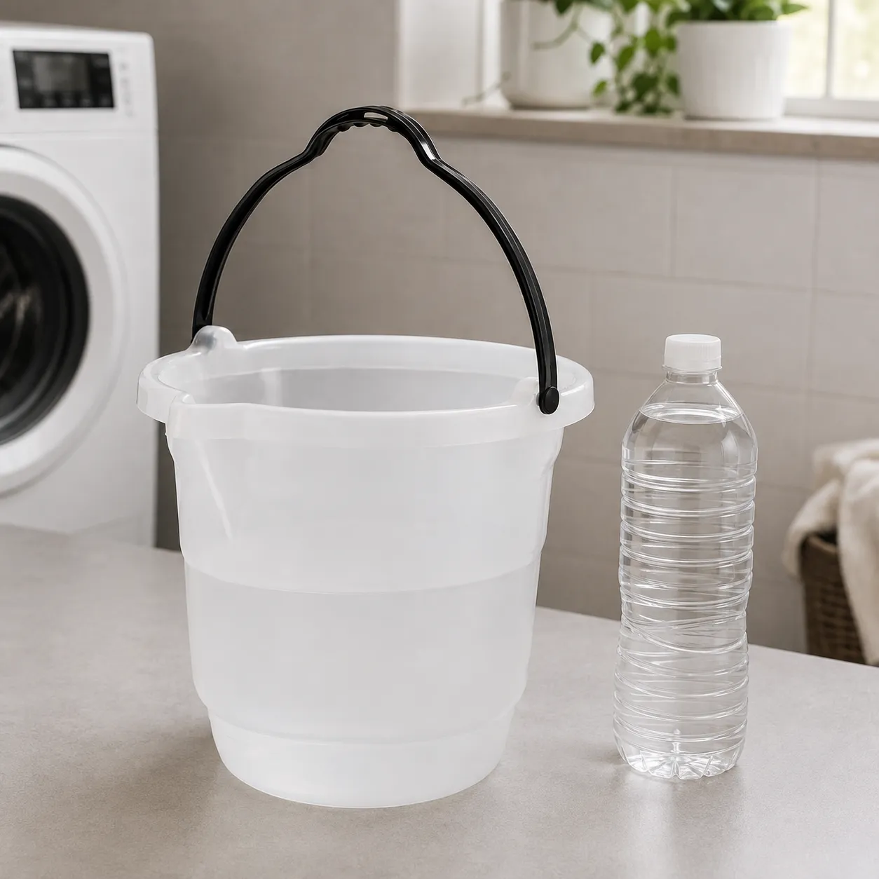 Balde Transparente com Alça - 13.5 L - Erca, foto 3