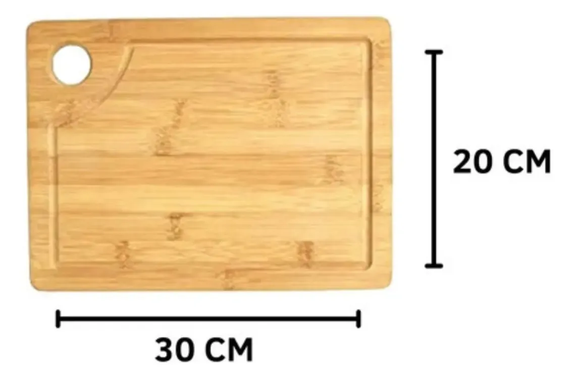 Tábua de Corte de Bambu 20x30cm - Dolce, foto 4