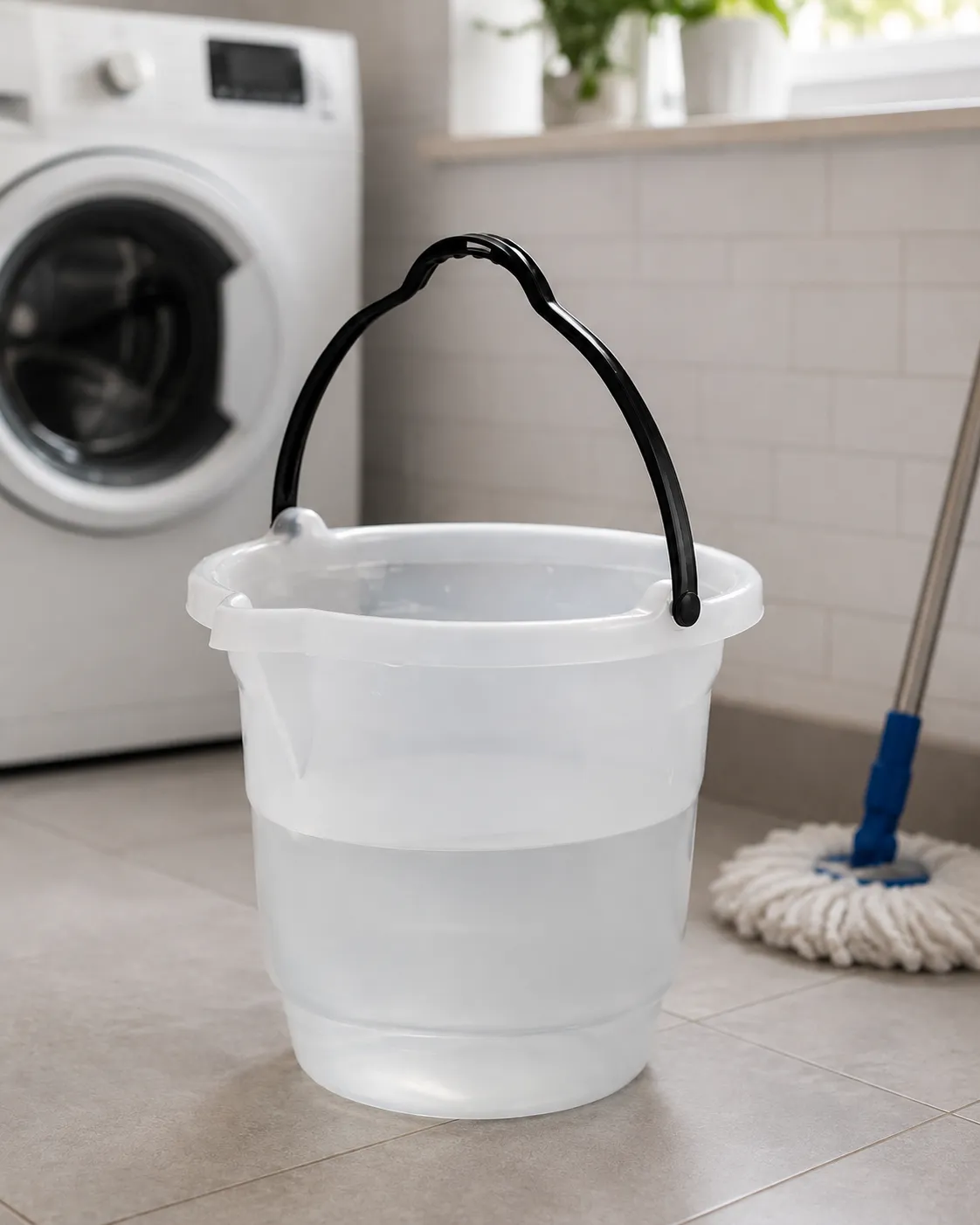 Balde Transparente com Alça - 13.5 L - Erca