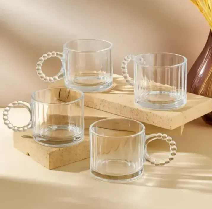 Conjunto de 4 Xícaras - 190 ml - Wolff Coliseu Cristal, foto 2