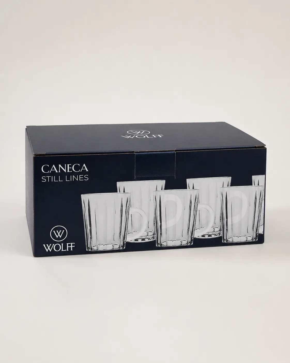 Canecas Cristal Still Lines - 230ml - Wolff, foto 2