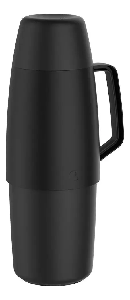 Garrafa Térmica Preta - 1L - Soprano Lotus, foto 2