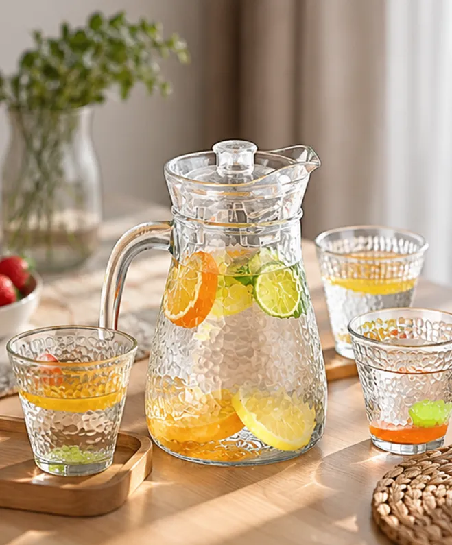 Conjunto de Jarra e 4 Copos - 1050ml - Rio Home Trancoso