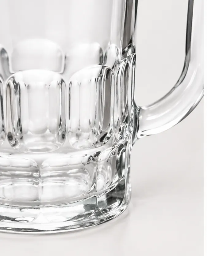 Caneca vidro chopp 360ml com alça, foto 2
