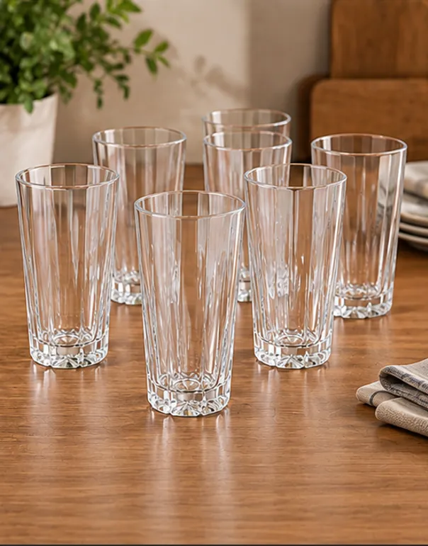 Conjunto de 6 Copos de Vidro RioHome 300ml Transparente, foto 3