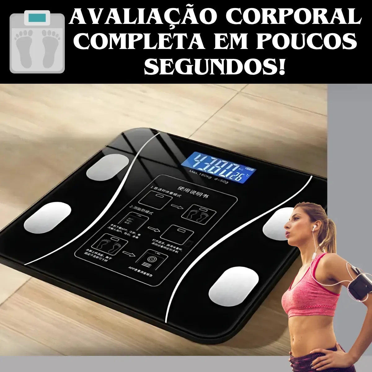 Balança de Piso Digital - Top Rio, foto 3