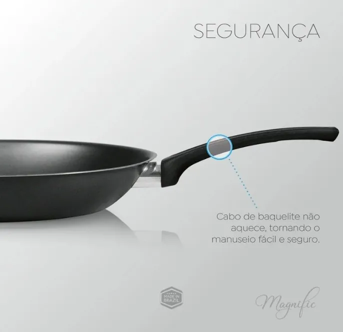 Frigideira Antiaderente de Alumínio 22cm Panelux, foto 3