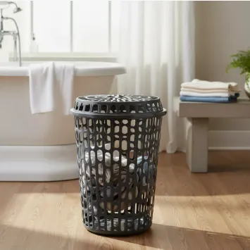 Cesto Telado Preto - 60 Litros - Arqplast