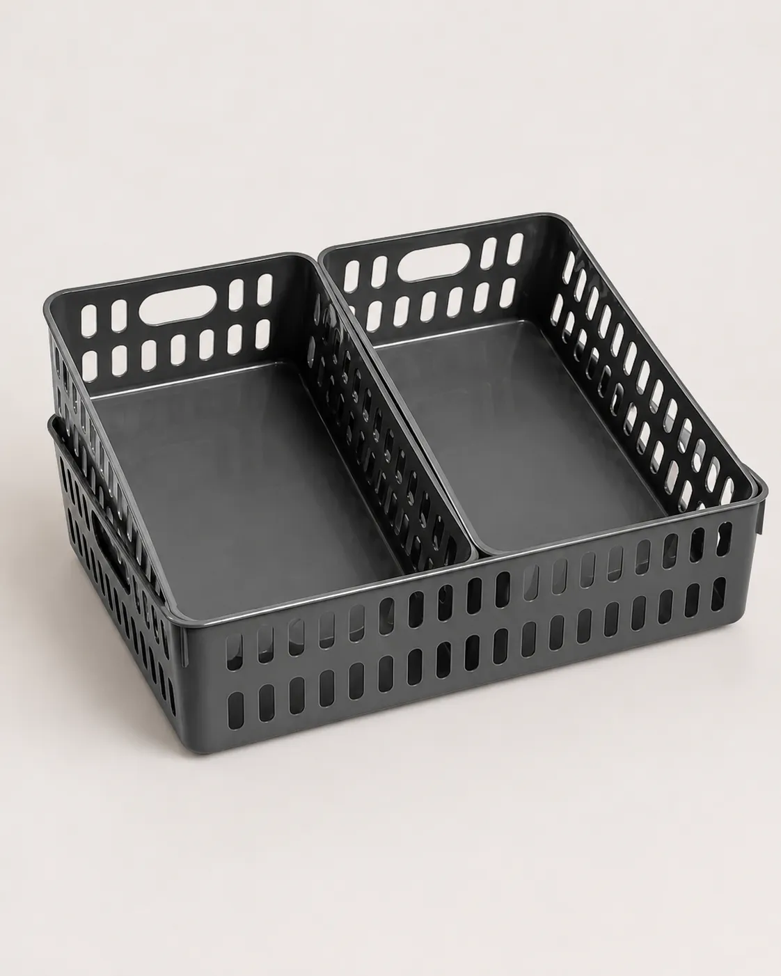 Kit Organizadores Preto - Múltiplos Tamanhos - Elloplas, foto 2
