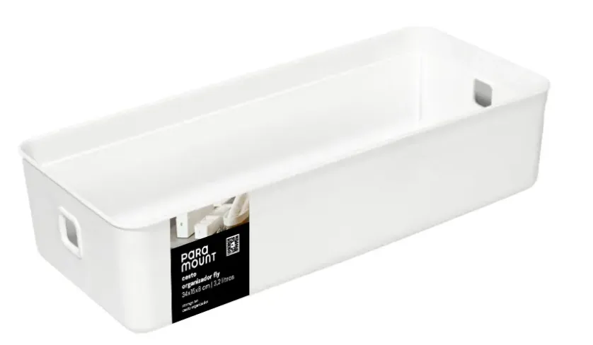 Cesto Paramount Organizador 3,2L Branco, foto 3