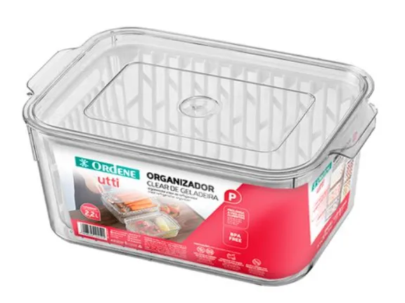 Pote hermético translúcido para secos - 2.2L - Ordene Utti, foto 3