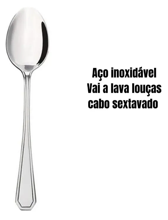 Colheres de Mesa Planeta Prata 4 Peças, foto 6