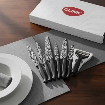 Jogo de Facas Inox Preto - 6 peças - Clink Chef, foto 2