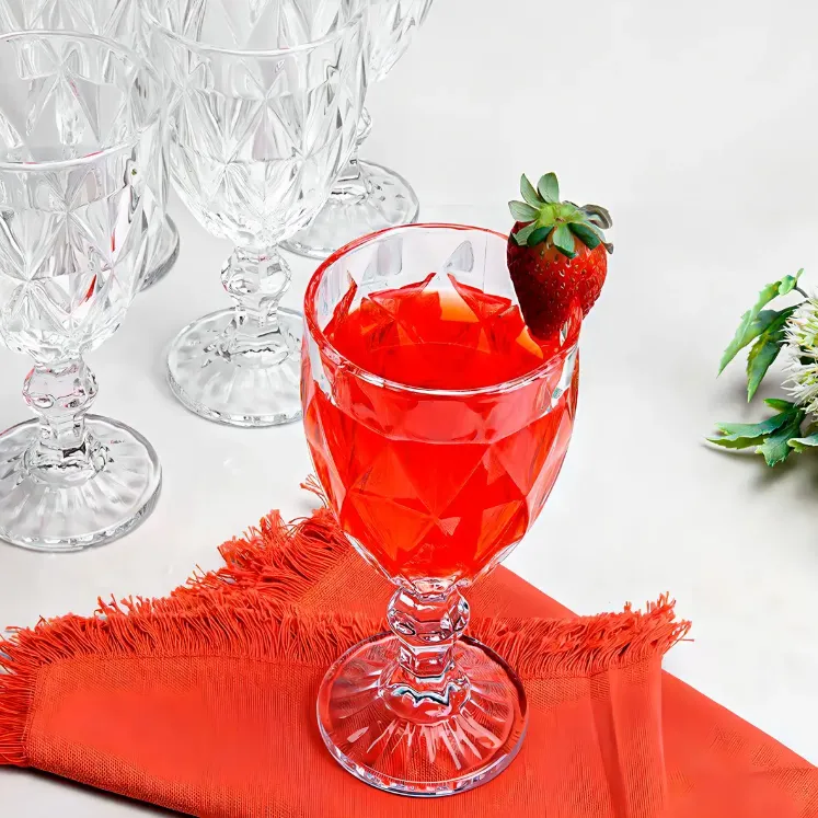 Conjunto de 6 Taças Lehavi Diamond Cristal 340ml, foto 3