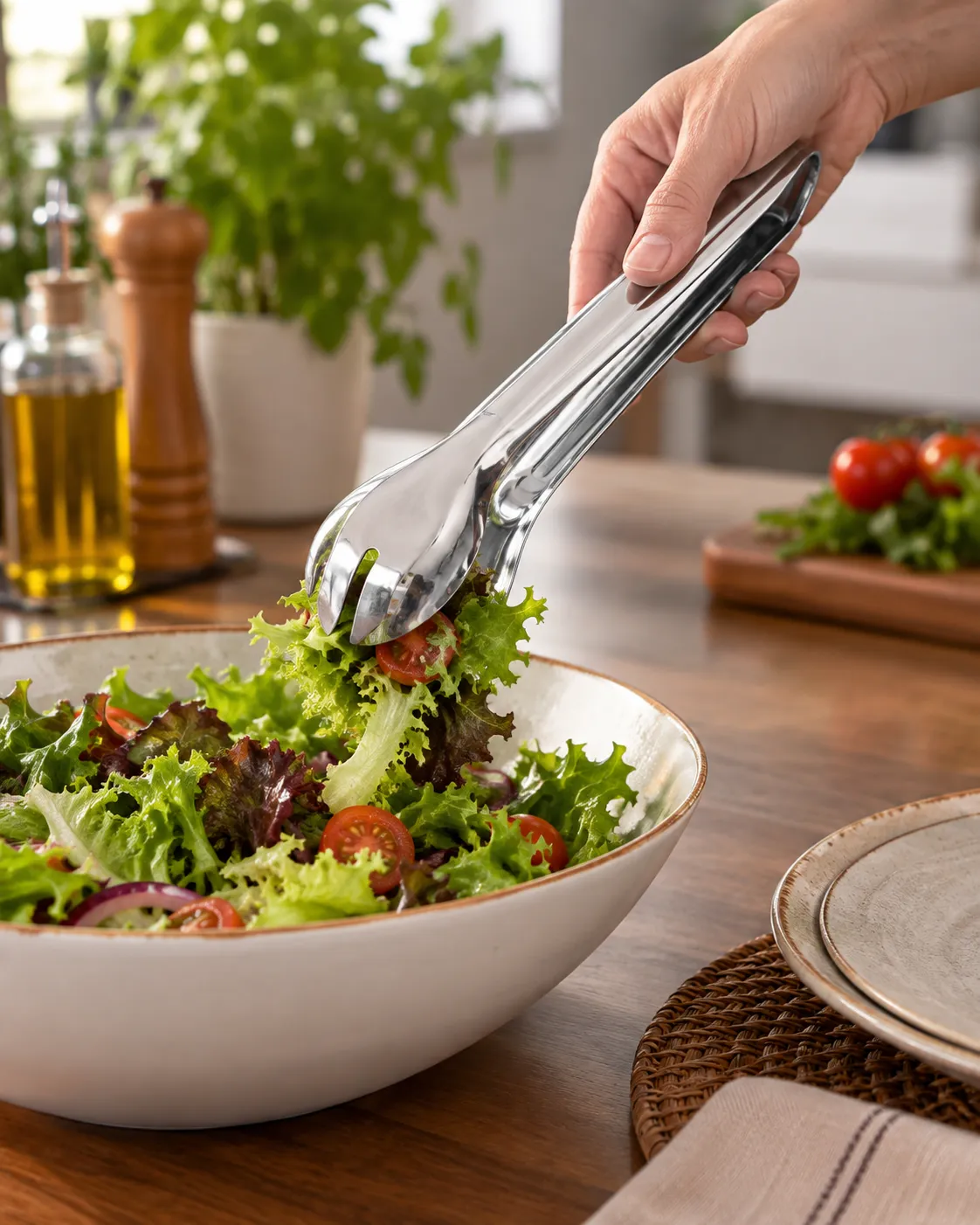Pegador de Salada Inox 29cm Original Line, foto 3
