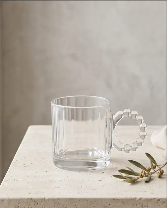 Conjunto de 4 Xícaras - 190 ml - Wolff Coliseu Cristal, foto 4