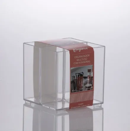 Organizador com 4 divisórias transparente - Paramount, foto 3