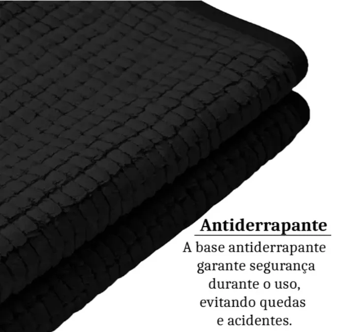 Tapete Preto Texturizado - Bahamas - Edantex, foto 3