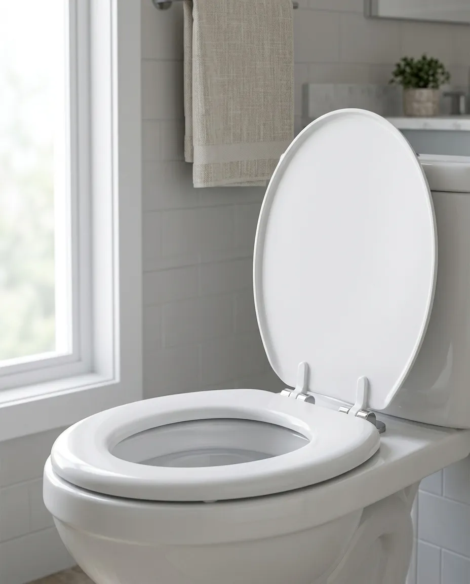 Assento Sanitário de Plástico - Branco - Facilite.UD