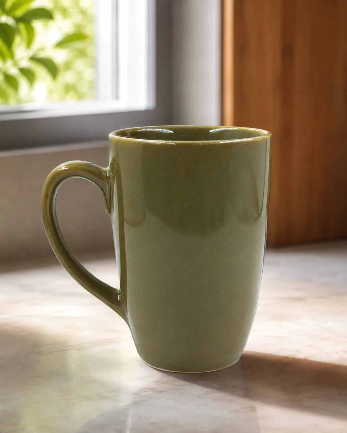 Caneca de Cerâmica Flora 300ml Dolce Home