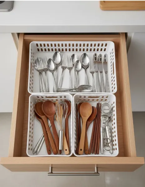 Kit Organizadores Branco - Múltiplos Tamanhos - Elloplas