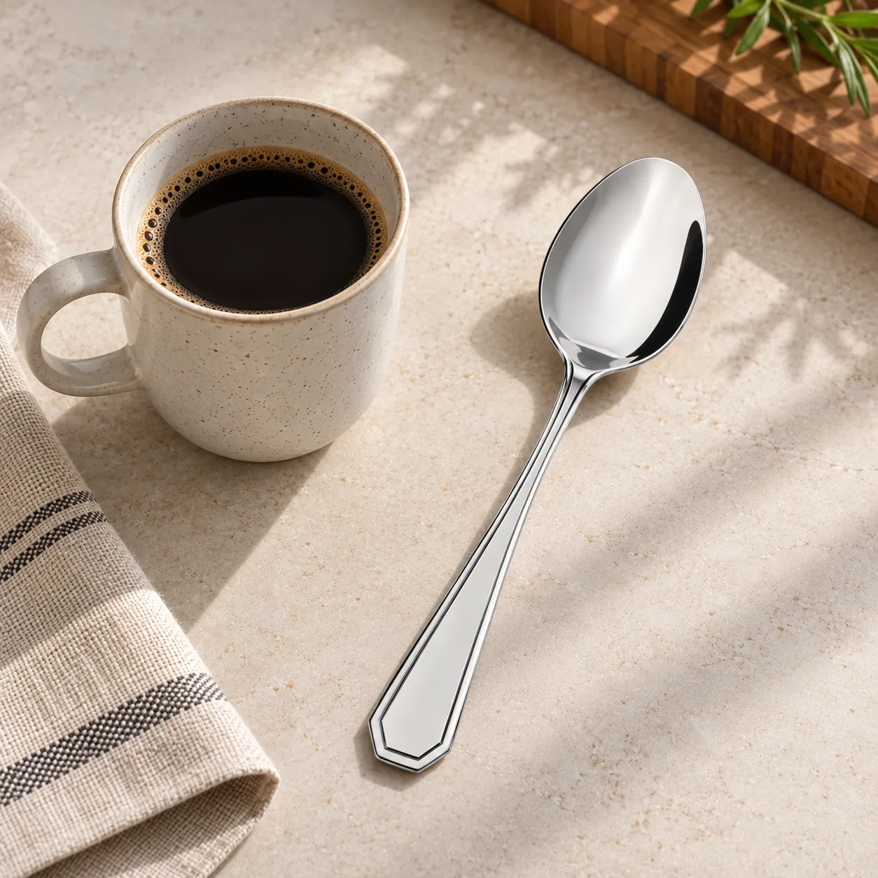 Colheres de Mesa Planeta Prata 4 Peças, foto 3