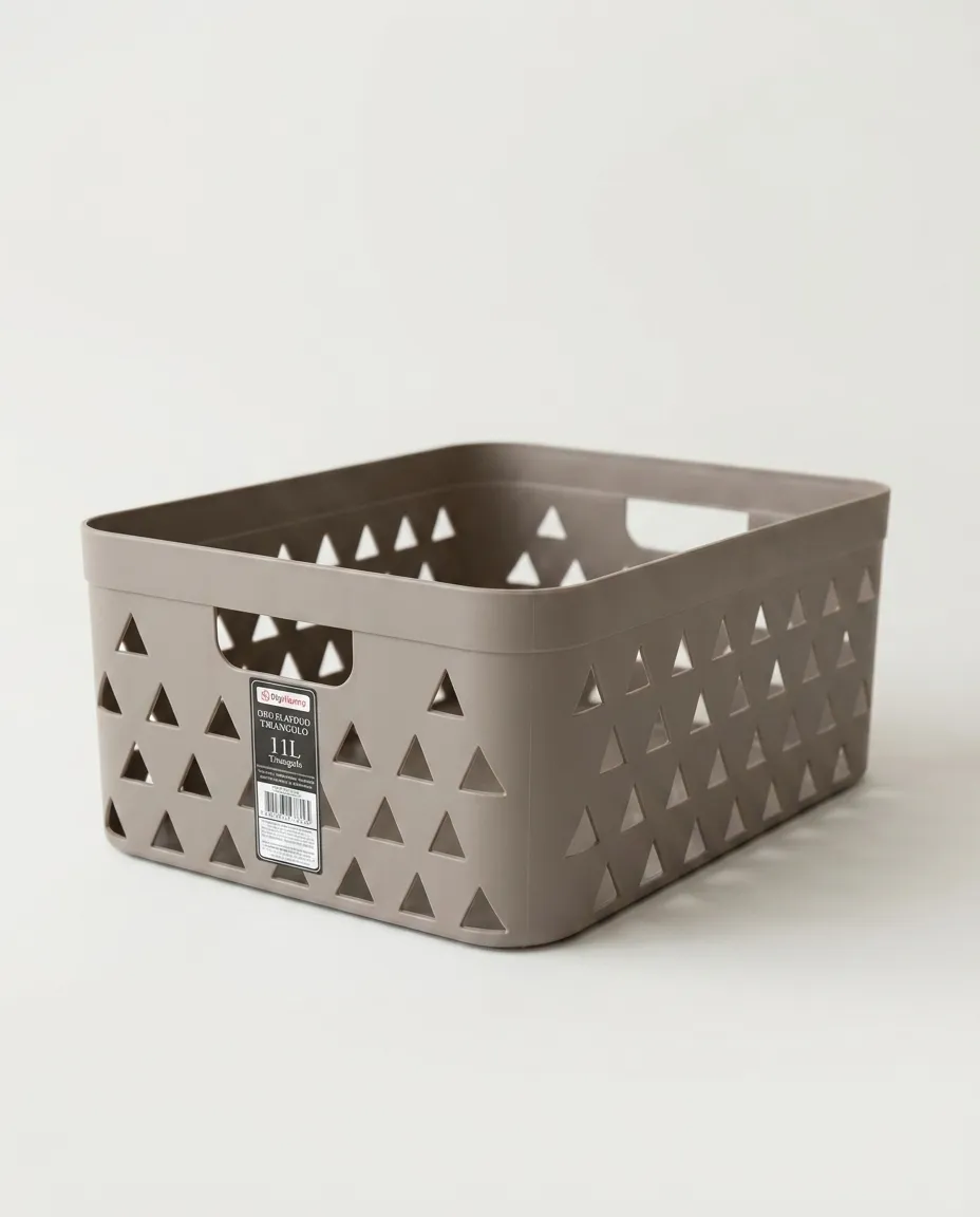 Caixa organizadora c/ detalhes triangulares - 11 L - Playduo, foto 2